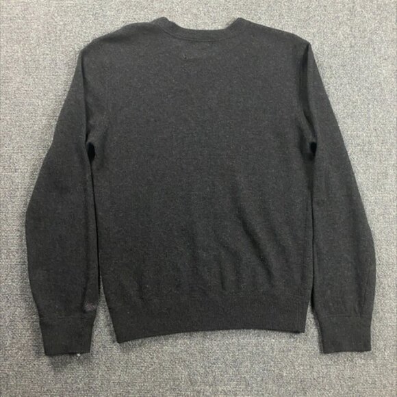 Vintage Woolrich Sweater Adults Medium Gray V-Neck John Rich & Bros Wool Mens - Picture 2 of 12